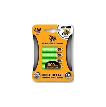 Článková baterie JCB baterie NiMH AAA/R03, 1000mAh, blistr 4 ks