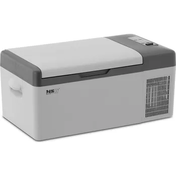 MSW Lednice do auta 15 l světle šedá/tmavě šedá Autochladnička MSW Lednice do auta 15 l světle šedá/tmavě šedá