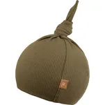 khaki zelená kojenecká čepička
