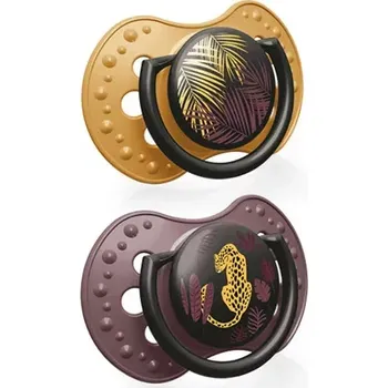 LOVI Dudlík silikonový dynamický JUNGLE VIBES 6-18m 2ks girl (22/903)