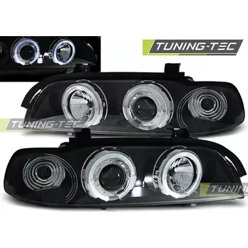 Přední světlomet PŘEDNÍ SVĚTLOMETY BMW E39, 1995-2003, ANGEL EYES, ČERNÉ BLACK, MANUÁL (LPBM29)