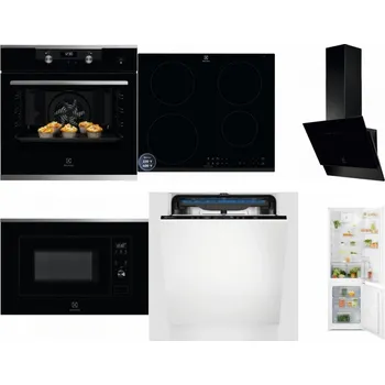 Set domácích spotřebičů ELECTROLUX KODEH70X + ELECTROLUX LIR60433B + ELECTROLUX LFV616K + ELECTROLUX LMS2203EMX + ELECTROLUX EES48200L + ELECTROLUX LND5FE18S