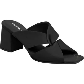 Dámské pantofle Piccadilly 626030-9 Dámské pantofle na podpatku černé 37