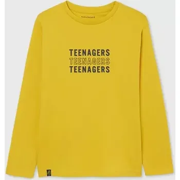Chlapecké tričko Chlapecké triko dlouhý rukáv Mayoral 842-22 Teenagers žluté (842-22)