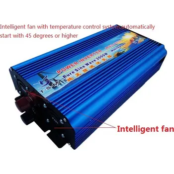 Měnič napětí Invertor 3000 W (peak 6000W) DC 24 V až 20 V duální digitální displej YT-3000P čistý sinus