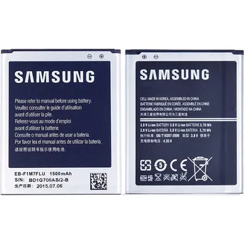 Baterie pro mobilní telefon EB-F1M7FLU Original Samsung S3 Mini Battery Genuine i8190 EB-F1M7FLU 1500 mAh 3 Pin