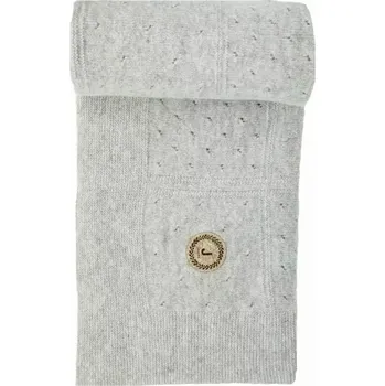 Dětská deka Jamiks pletená deka Jose Merino Šedá