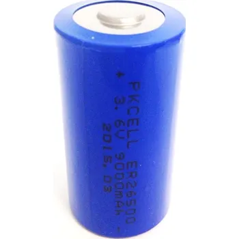 Článková baterie Lithiova Baterie ER26500 i-SOCl2 velikost C 3,6V 6500mAh