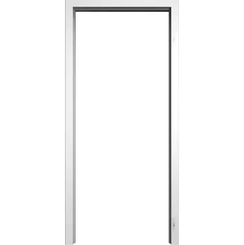 Zárubeň Zárubeň NORMAL pro celoskleněné dveře - CPL LAMINÁT - Bílá hladká Průchozí šířka (cm): 80, Průchozí výška (cm): 197