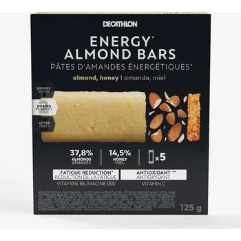 DECATHLON Marcipánové energetické tyčinky přírodní 5 × 25 g