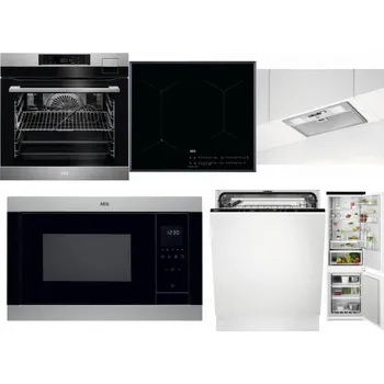 Set domácích spotřebičů AEG BSK792380M + AEG Mastery SenseFry IAE64431FB + AEG DGB3523S + AEG Mastery MSB2547D-M + AEG FSK73607Z + AEG TSC6M181ES