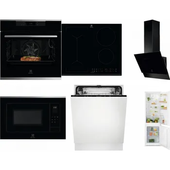 Set domácích spotřebičů ELECTROLUX KOEBP39X + ELECTROLUX LIV63431BK + ELECTROLUX LFV616K + ELECTROLUX LMS4253TMX + ELECTROLUX EEA27200L + ELECTROLUX LND5FE18S