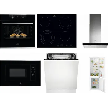 Set domácích spotřebičů ELECTROLUX KODDP77X + ELECTROLUX EHF6343FOK + ELECTROLUX LFT766X + ELECTROLUX LMS2203EMX + ELECTROLUX EEA27200L + ELECTROLUX LND5FE18S