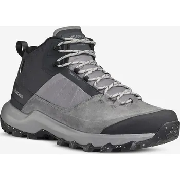 Pánská treková obuv QUECHUA Pánské turistické polovysoké boty MH 500 47 ŠEDÁ