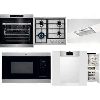 Set domácích spotřebičů AEG BPK742380M + AEG Mastery StepPower HGB64420SM + AEG DGB3523S + AEG Mastery MSB2547D-M + AEG Mastery MaxiFlex FEE73517PM + AEG TSC6M181ES