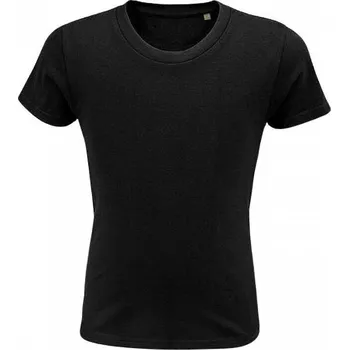 Chlapecké oblečení Sol's Dětské tričko Pioneer z organické bavlny s přírodním enzymem 175 g/m Barva: Černá, Velikost: 12 let (142/152) L03578