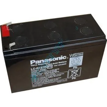 Panasonic - akumulátor 12V 7,2 Ah LC-R127R2PG
