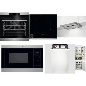 Set domácích spotřebičů AEG BPK742380M + AEG Mastery SenseBoil IAE64413XB + AEG DPE5660M + AEG Mastery MSB2547D-M + AEG Mastery GlassCare FSE73407P + AEG TSC6M181ES