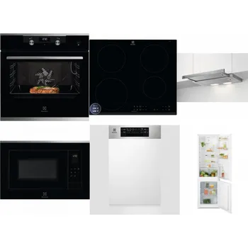 Set domácích spotřebičů ELECTROLUX KODEC75X2 + ELECTROLUX LIR60433B + ELECTROLUX LFP326S + ELECTROLUX LMS4253TMX + ELECTROLUX EEM43300IX + ELECTROLUX LND5FE18S