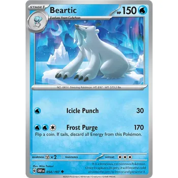 Sběratelská karetní hra Pokémon TCG Beartic 054/197