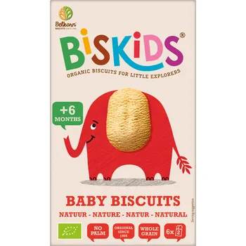 Belkorn BISkids dětské sušenky natural BIO 120 g