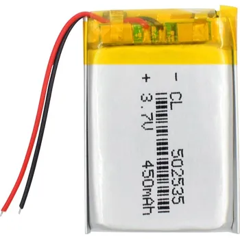Článková baterie 3.7V 450mAh 502535 Lithium Polymer Li-Po Li ion Dobíjecí baterie Lipo články Pro světlomet hledače Tachograf Bluetooth reproduktor