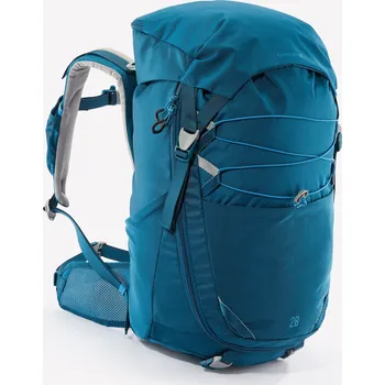 Sportovní taška QUECHUA Dětský turistický batoh MH 500 28 l MODRÁ|TYRKYSOVÁ