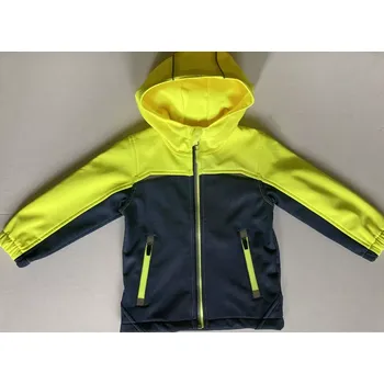 Pánská softshellová bunda Softshell bunda Topo šedá se svítívými rukávy s reflexními prvky