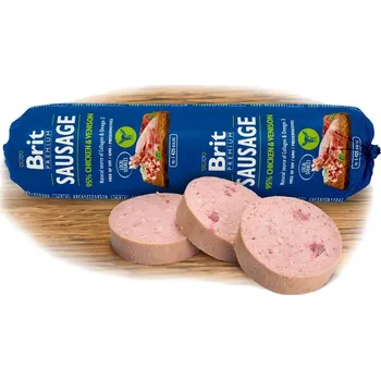 Krmivo pro psa Brit Sausage Chicken & Venison 800g (min. odběr 12 ks)