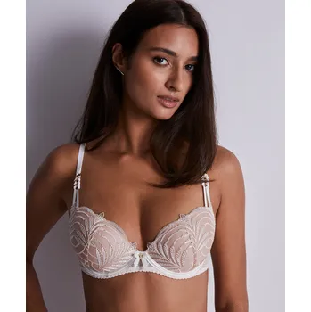 Dámské spodní prádlo Podprsenka push up AUBADE (LDN08-09), Velikost 80E, Barva smetanová