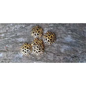 Materiál na výrobu šperku kaplík 14 x 1 mm, zlatý