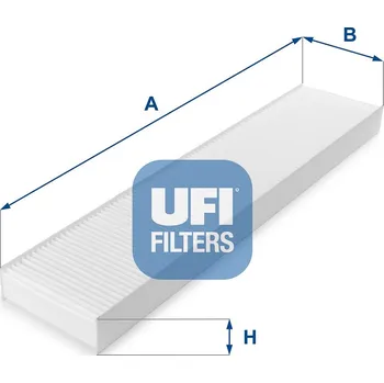 Ventilátor topení a klimatizace Filtr, vzduch v interiéru UFI 53.162.00
