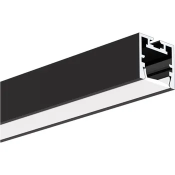 LED osvětlení Ledshopik LED profil KLUS PDS-ZM-PLUS černý - LED profil PDS-ZM-PLUS černý - 1m