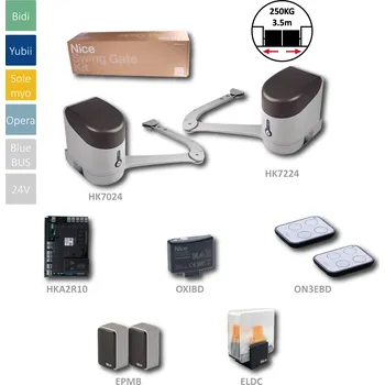 Pohon brány HYKEBDKCE sada pohonů pro dvoukřídlou bránu do 3,5m/křídlo