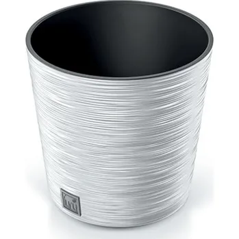 Květináč PROSPERPLAST Květináč - FURU ROUND Průměr: 25 cm, Barva: bílá