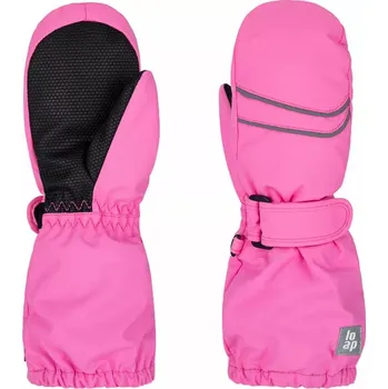 Módní doplněk Dětské palcové rukavice Loap Rupon pink velikost 2/3 (GKK2203-J76J)