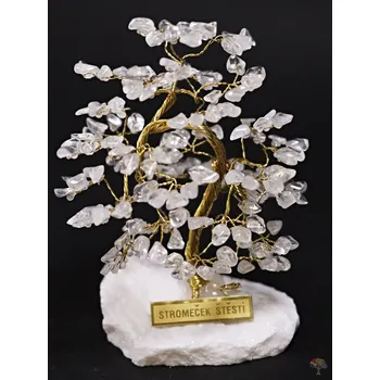 Drahý kámen Magieprirody.cz Křišťál stromeček štěstí 13 cm - R5 - #219