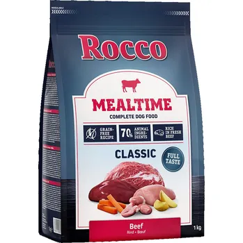 Krmivo pro psa 1kg Rocco Mealtime - hovězí
