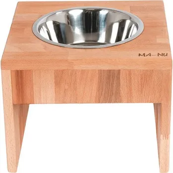 Miska pro psa Dřevěný stojan na misky MA-NU Empty One (M)