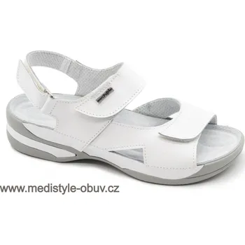 Dámská zdravotní obuv MEDISTYLE MARIE 4M-E21 sandál bílý vel.35-42, bílá - 42
