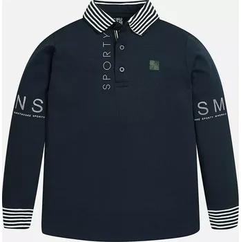 Chlapecké tričko Triko polo s límečkem dlouhý rukáv Mayoral 7115-10 (7115-10)