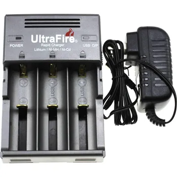 Nabíječka baterií Nabíječka UtraFire WF-128S Lithium a NiMH akumulátorů pro 1,2V/3.6V/3.7V 3x26650