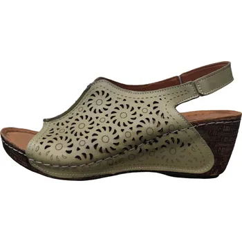 Dámské sandále Aurelia 317324 - 2 barvy Barva: Oliva, Velikost: 38