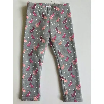 Dívčí legíny Dívčí zateplené legíny Topo in Fashion šedé králíčci (40170-819)