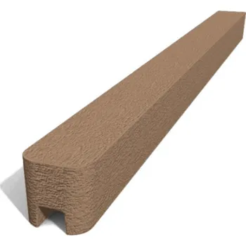 Pletivo Betonový sloupek hladký koncový hnědý Výška (mm): 1000