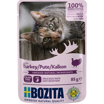2x12ks-24x85g Bozita Kousky V Omáčce krůtí