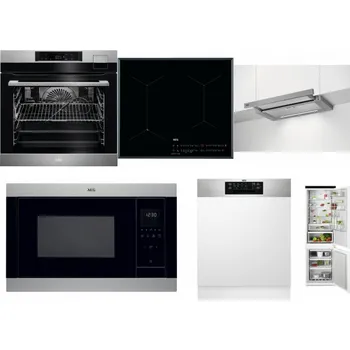 Set domácích spotřebičů AEG BSK792380M + AEG Mastery SenseFry IAE64431FB + AEG DPE5660M + AEG Mastery MSB2547D-M + AEG FEE72706PM + AEG TSC6M181ES