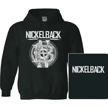 Pánská mikina mikina s kapucí Nickelback - logo