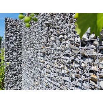 gabiony DOMYS GABIONOVÁ STĚNA 10x5 cm - rozm. 200x200x20 cm