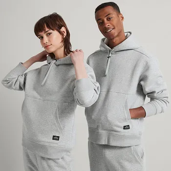 Pánská mikina Mikina Kathmandu ANY-TIME SWEATS UNISEX HOODIE A54-Light Grey velikost XS